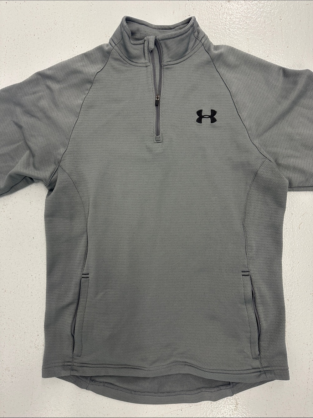 Under Armour Gray 1/4 Zip Performance Top